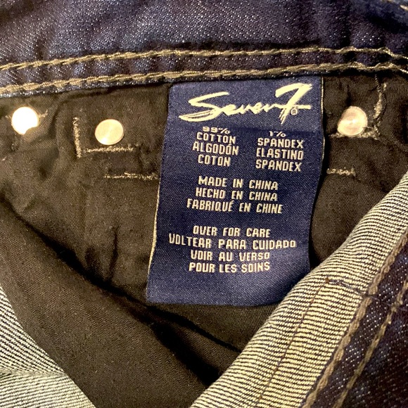 NWOT Seven 7 Straight 30x30 Bold Heavy Stitch Flap Pocket - Picture 10 of 16